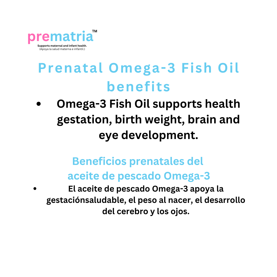 Prenatal Multivitamin Folic Acid Omega-3 Fish Oil Softgel